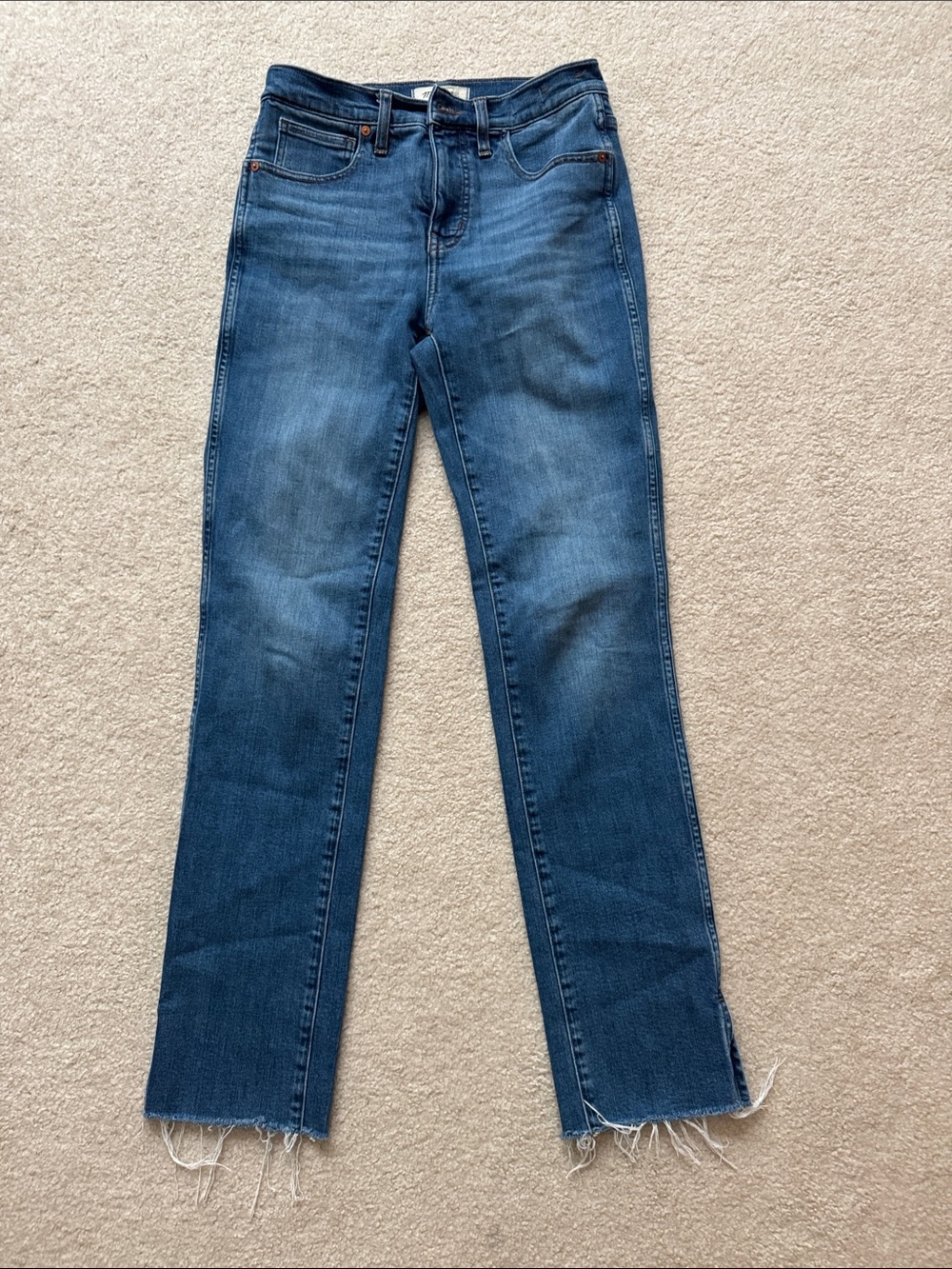 Madewell Skinny Jeans in Dark Blue Wash